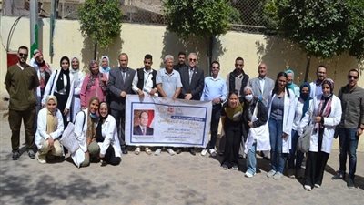 جامعة حلوان تطلق قافلة طبية متكاملة لخدمة المجتمع