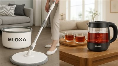 أجهزة منزلية ذكية من إلوكسا: ممسحة وغلاية بتقنيات مبتكرة