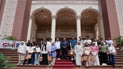 15 من أوائل الثانوية العامة ينضمون إلى الجامعة البريطانية في مصر