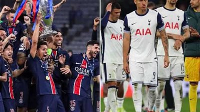 باريس سان جيرمان ضد توتنهام في مباراة نارية بـ كأس السوبر الأوروبي