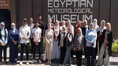 طلاب جامعة حلوان يستكشفون عالم الأرصاد الجوية وأسرار الطقس