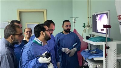 جامعة المنوفية نجاح أول عملية منظار فراغ ثالث لمريض بمعهد الكبد القومي