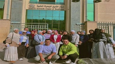 زيارة بحثية ميدانية لطلاب جامعة حلوان التكنولوجية الدولية