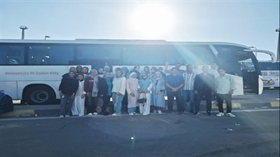 جامعة السادات تنظم رحلة ثقافية مميزة للمتحف المصري الكبير والأهرامات