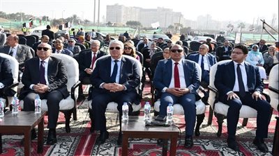 وزير التعليم العالى يفتتح المرحلة الإنشائية الأولى من المجمع الطبي بجامعة العاصمة