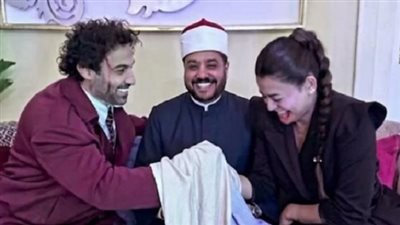 أسماء جلال وأحمد فهمي    