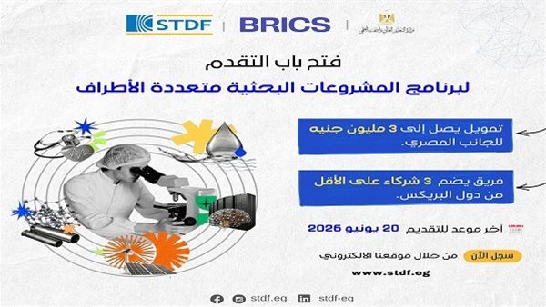 هيئة تمويل العلوم تعلن بدء التقديم لبرنامج المشروعات البحثية    