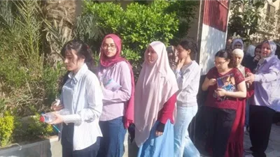 خدمات متكاملة وتأمين محكم ومحيط آمن للجان الثانوية العامة في أول أيام الامتحانات
